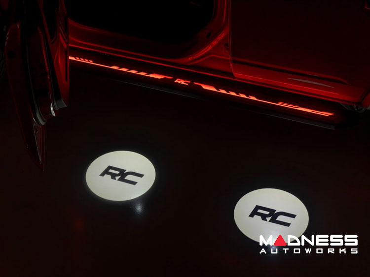 Ford Bronco Side Steps - Multi-Color LED Running Boards - 4 Door - Rough Country 